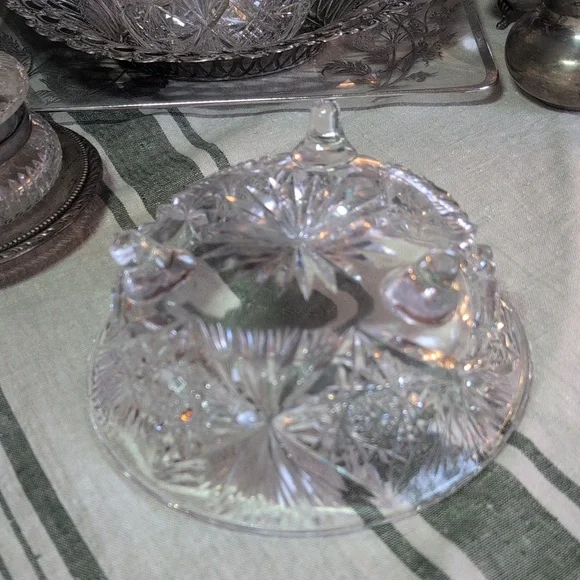 Antique Lead Crystal Bowl